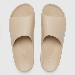 Gymshark Rest Day Slides Size 10 Mens / 11 Womens Brown